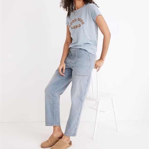 Madewell pull on elastic jeans - Picture 3 of 7
